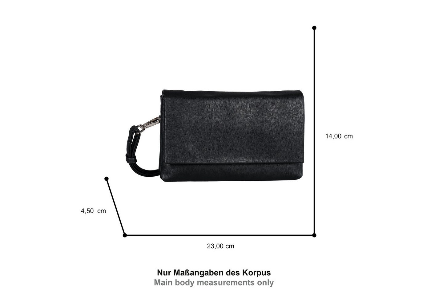 Gabor Abendtasche Salara, Umhängetasche, mit 2 Kammern je nach Anlass variabel tragbar – Bild 2 von 5