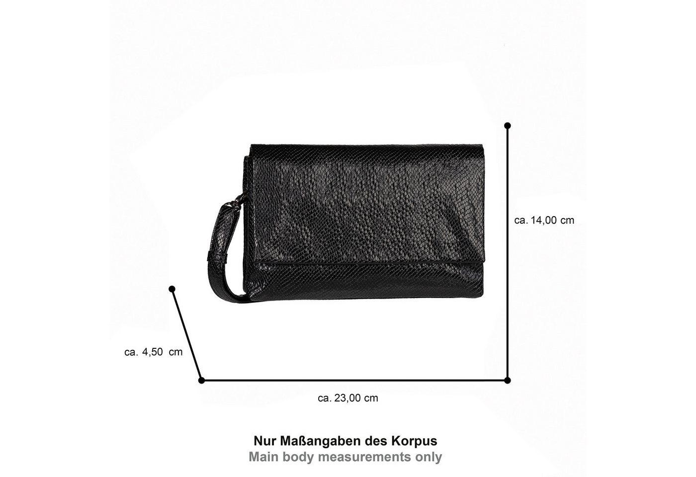 Gabor Abendtasche Salara, Umhängetasche, mit 2 Kammern je nach Anlass variabel tragbar – Bild 5 von 5