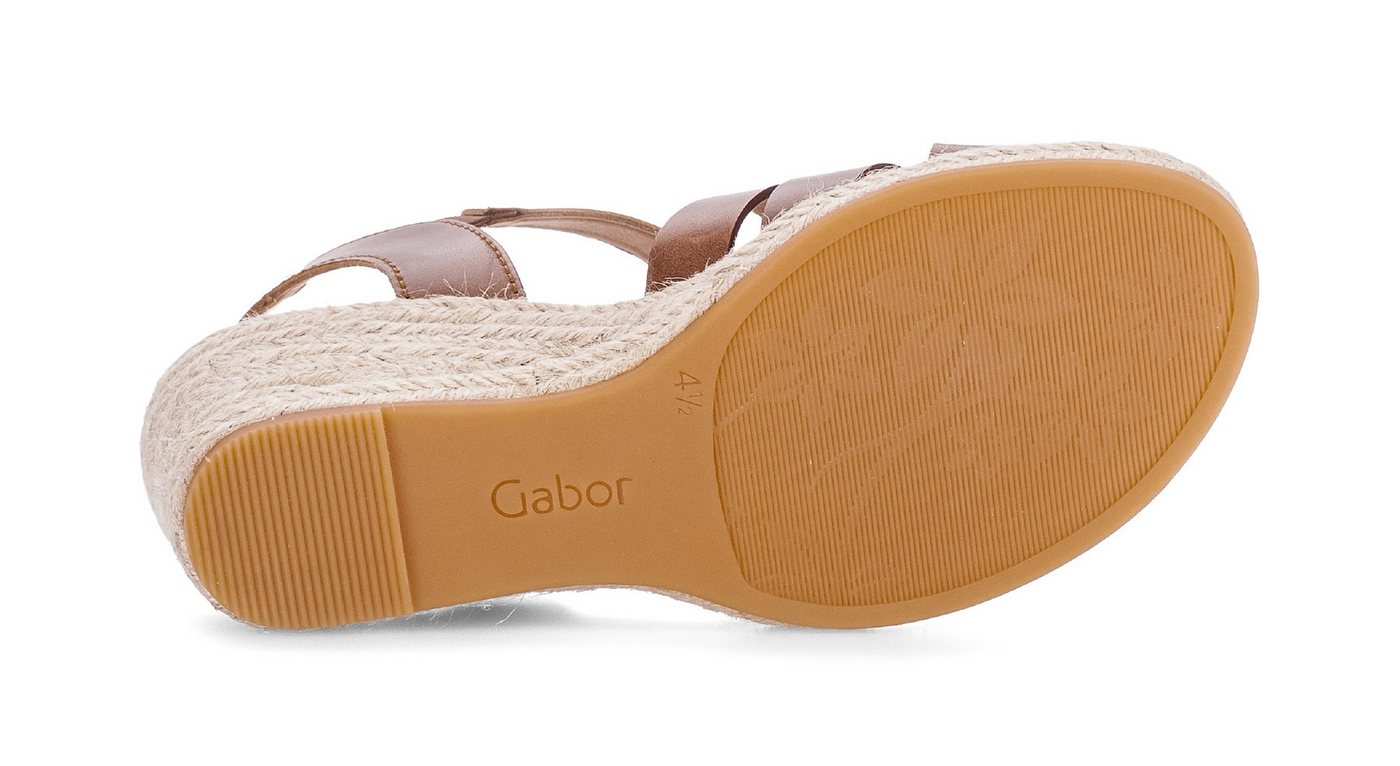 Gabor Athen Keilsandalette, Sommerschuh, Riemchensandale in Schuhweite G (weit) – Bild 4 von 5