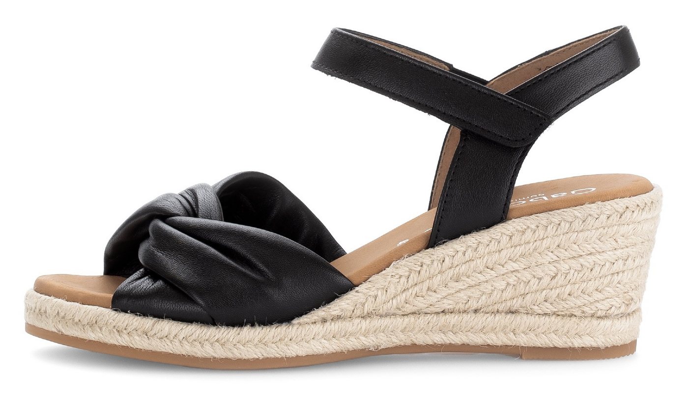Gabor ATHEN Keilsandalette, Riemchensandale, Sommerschuh mit Klettverschluss, G-Weite – Bild 3 von 5