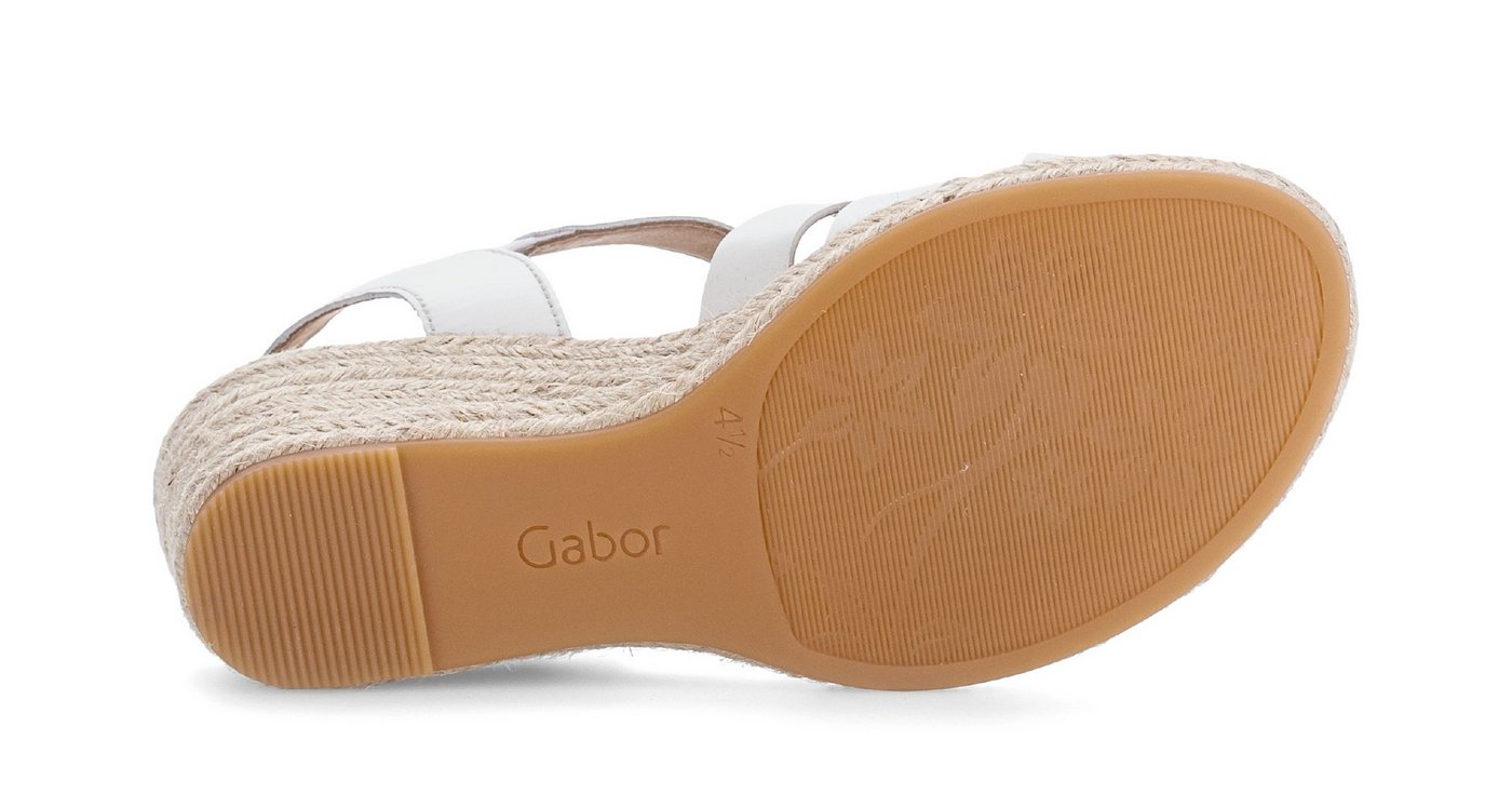 Gabor Athen Keilsandalette, Sommerschuh, Riemchensandale in Schuhweite G (weit) – Bild 4 von 5