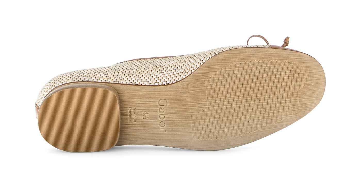 Gabor Ballerina Blockabsatz, Businessschuh, Schupfschuh in runder Form – Bild 3 von 5
