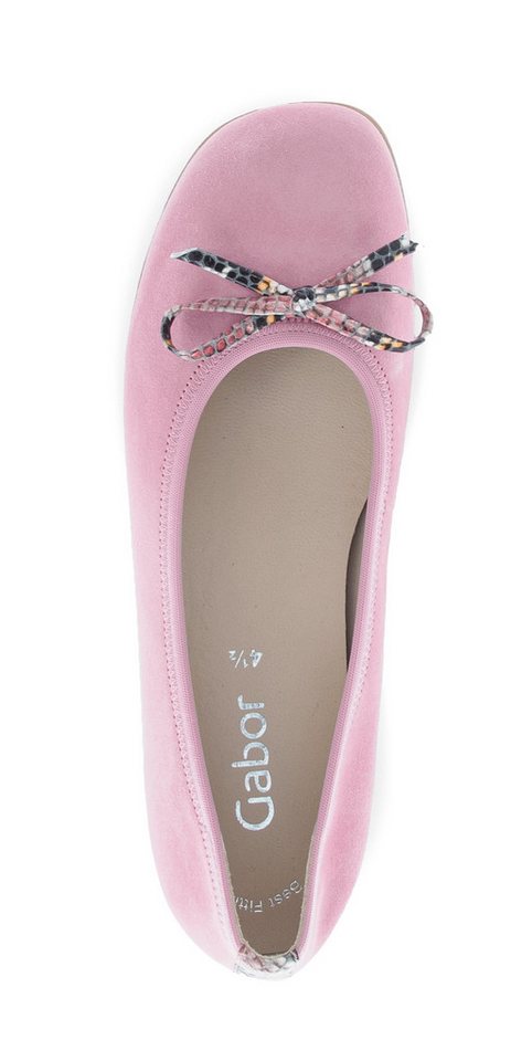 Gabor Ballerina Businessschuh, Flats, Schlupfschuh mit Zierscheife – Bild 4 von 5