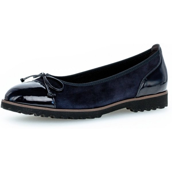 Gabor Ballerina Flats, Chunky Slipper mit komfortablem Gummieinfass