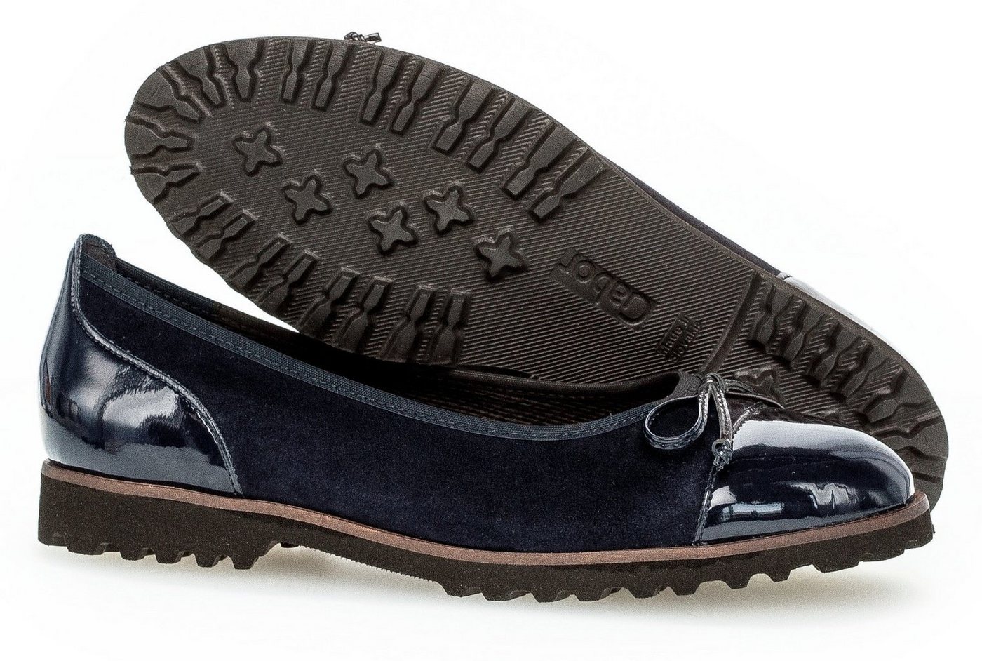 Gabor Ballerina Flats, Chunky Slipper mit komfortablem Gummieinfass – Bild 3 von 5