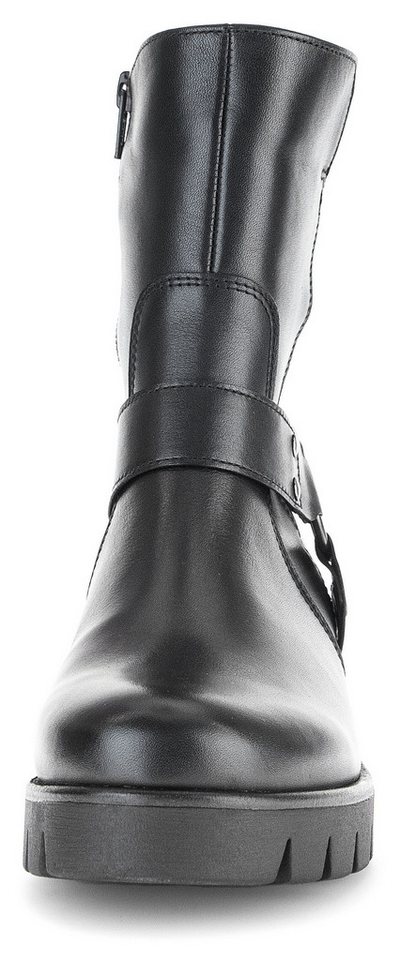 Gabor Bikerboots, Blockabsatz, Stiefelette, Boots mit Nieten besetzt – Bild 4 von 5