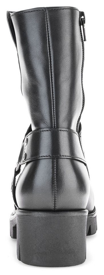 Gabor Bikerboots, Blockabsatz, Stiefelette, Boots mit Nieten besetzt – Bild 5 von 5