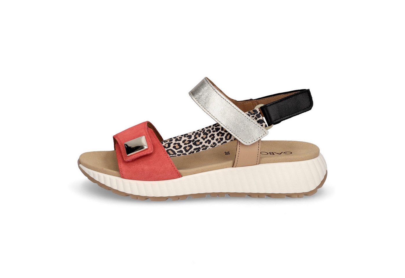 Gabor Gabor Damen Sandalette rot multi Sandale – Bild 2 von 5