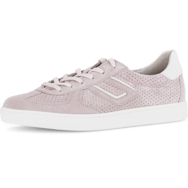 Gabor DAVOS Sneaker, Freizeitschuh, Halbschuh, Schnürschuh mit Lochmuster, Weite H