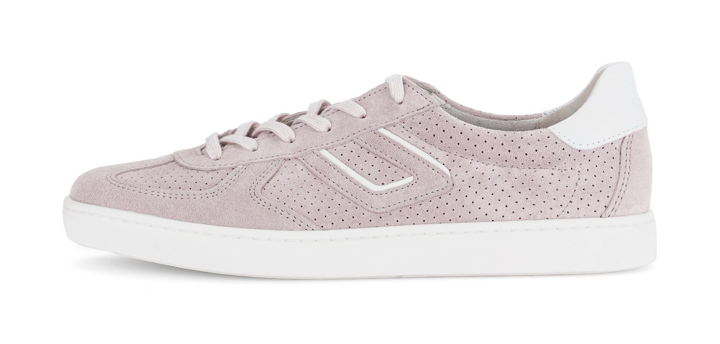 Gabor DAVOS Sneaker, Freizeitschuh, Halbschuh, Schnürschuh mit Lochmuster, Weite H – Bild 3 von 5