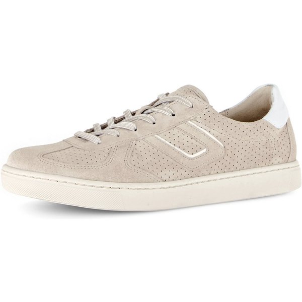 Gabor DAVOS Sneaker, Freizeitschuh, Halbschuh, Schnürschuh mit Lochmuster, Weite H