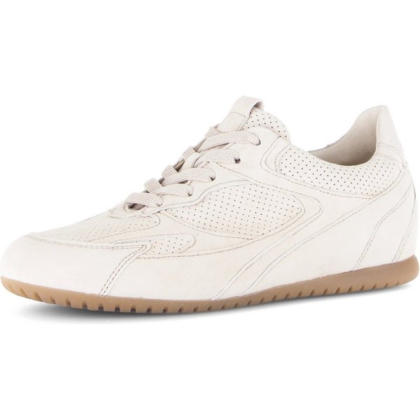 Gabor DAVOS Sneaker Freizeitschuh, Halbschuh, Schnürschuh mit Lochmuster, G-Weite