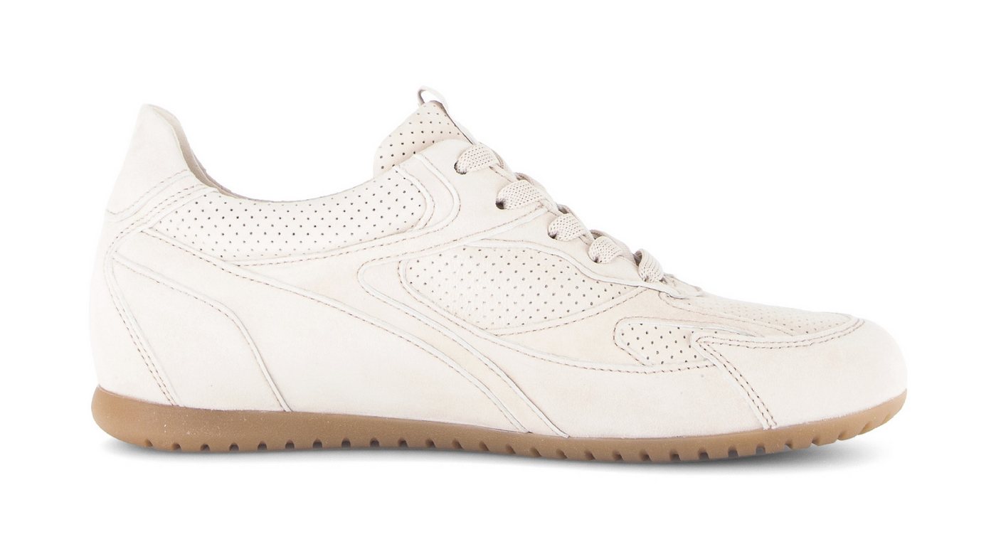 Gabor DAVOS Sneaker Freizeitschuh, Halbschuh, Schnürschuh mit Lochmuster, G-Weite – Bild 3 von 5