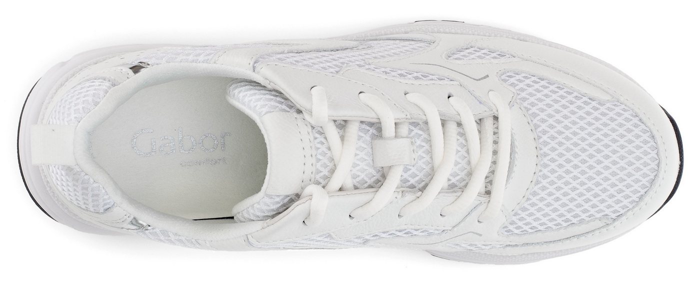 Gabor FLORENZ Keilsneaker Freizeitschuh, Halbschuh, Schnürer in Bequemweite G (weit) – Bild 4 von 5