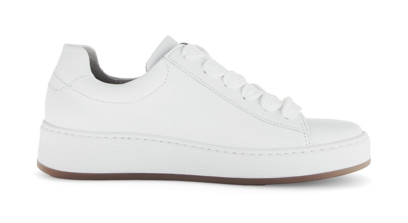 Gabor FLORENZ Plateausneaker, Freizeitschuh, Halbschuh, Schnürschuh, dezente Ziernähte, G-Weite – Bild 4 von 5