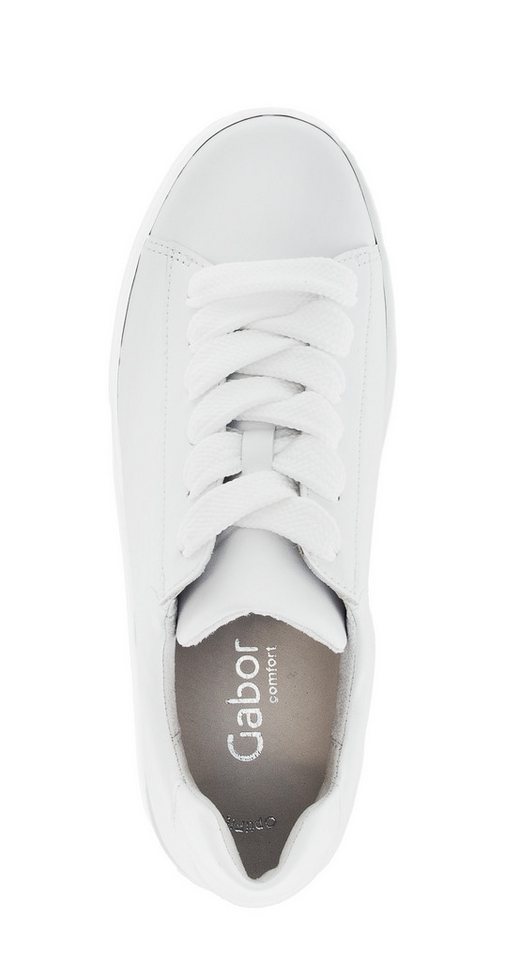 Gabor FLORENZ Plateausneaker, Freizeitschuh, Halbschuh, Schnürschuh, dezente Ziernähte, G-Weite – Bild 5 von 5