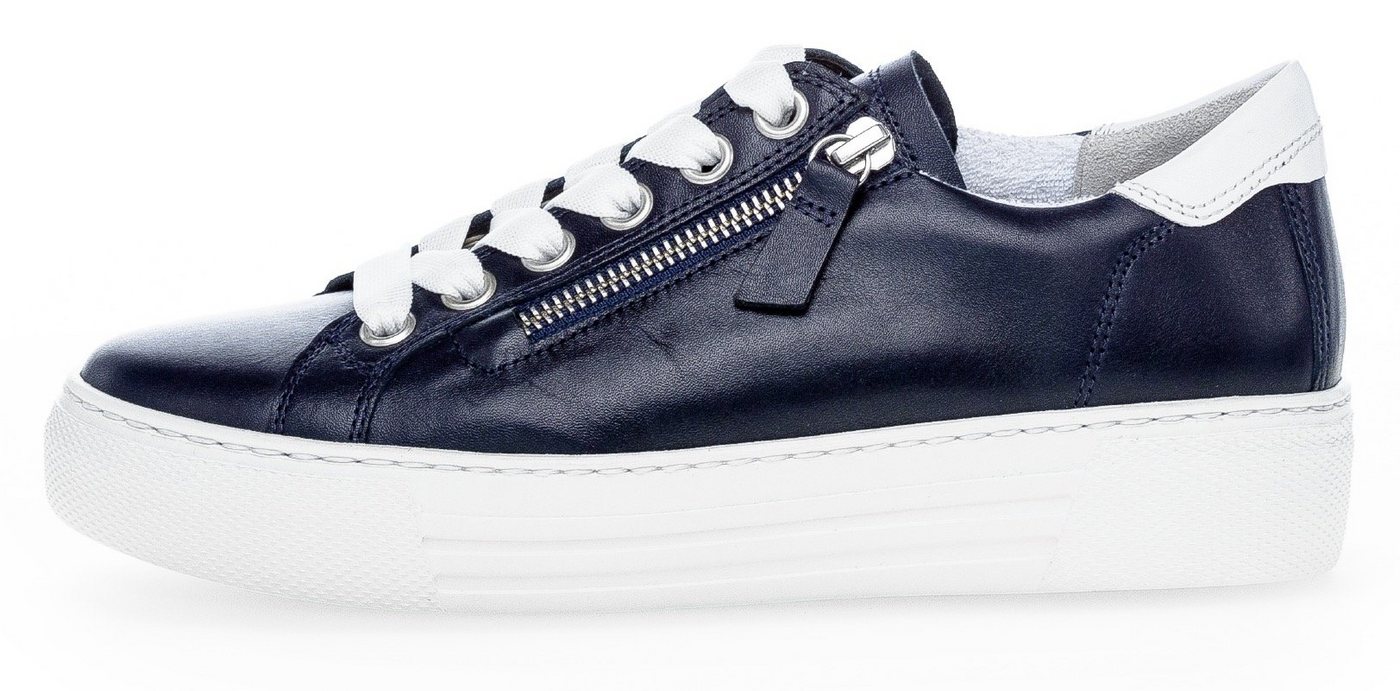 Gabor FLORENZ Plateausneaker, Freizeitschuh, Halbschuh, Schnürschuh in bequemer Weite G = weit – Bild 3 von 5