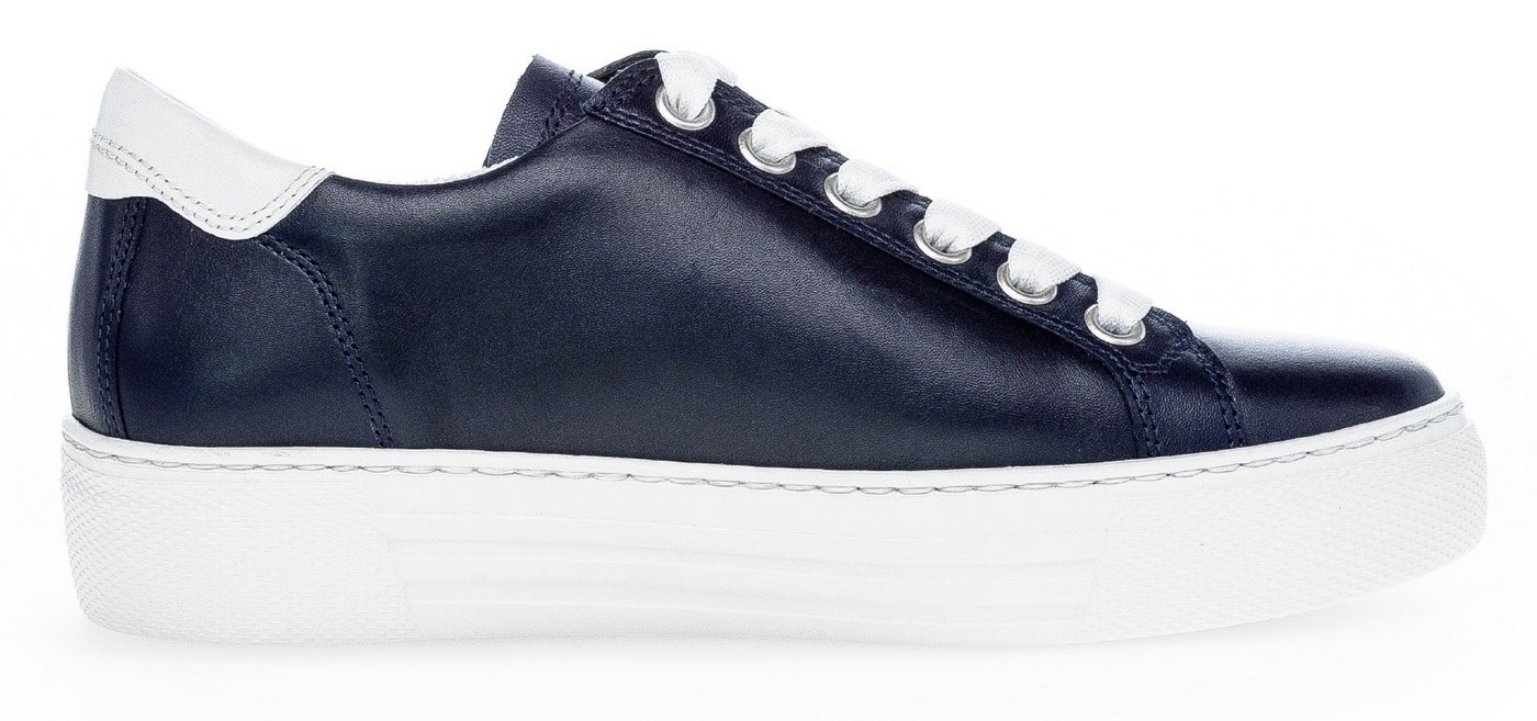 Gabor FLORENZ Plateausneaker, Freizeitschuh, Halbschuh, Schnürschuh in bequemer Weite G = weit – Bild 4 von 5