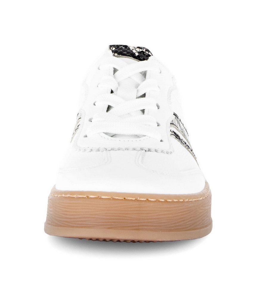 Gabor FLORENZ Plateausneaker Freizeitschuh, Halbschuh, Schnürer, im Retrolook, Weite G (weit) – Bild 3 von 5