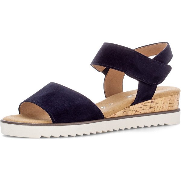 Gabor GENUA Keilsandalette, Sommerschuh, Sandale, mit kleinem Stretch, Weite G