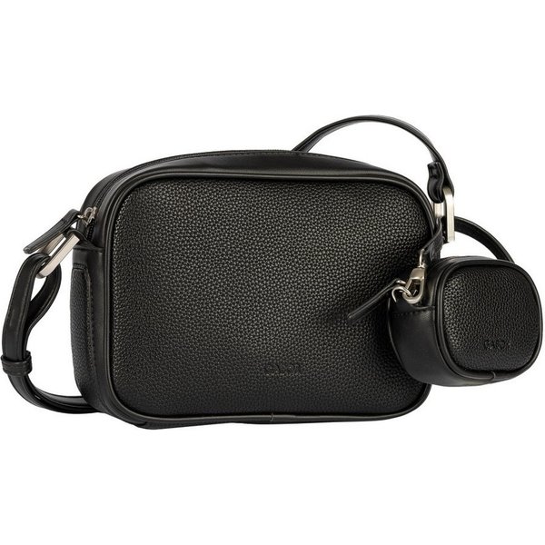 Gabor Handtasche Devika (Set, 2-tlg., Mini-Taschenanhänger), runde Formen sowie dekorative Seitenakzente mit Mini-Taschenanhänger