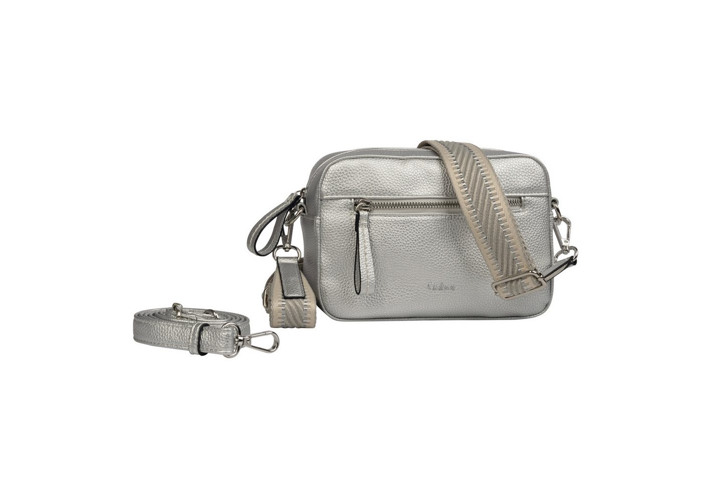 Gabor Handtasche Silena, Damen Umhängetasche, Schultertasche mit stylischem Gurtband – Bild 4 von 5