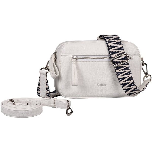 Gabor Handtasche Silena, Damen Umhängetasche, Schultertasche mit stylischem Gurtband
