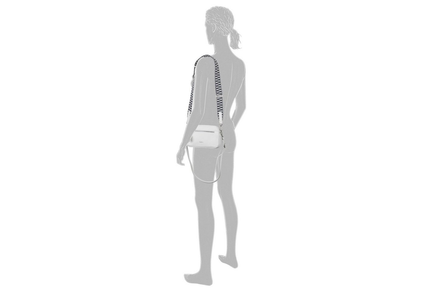 Gabor Handtasche Silena, Damen Umhängetasche, Schultertasche mit stylischem Gurtband – Bild 2 von 4
