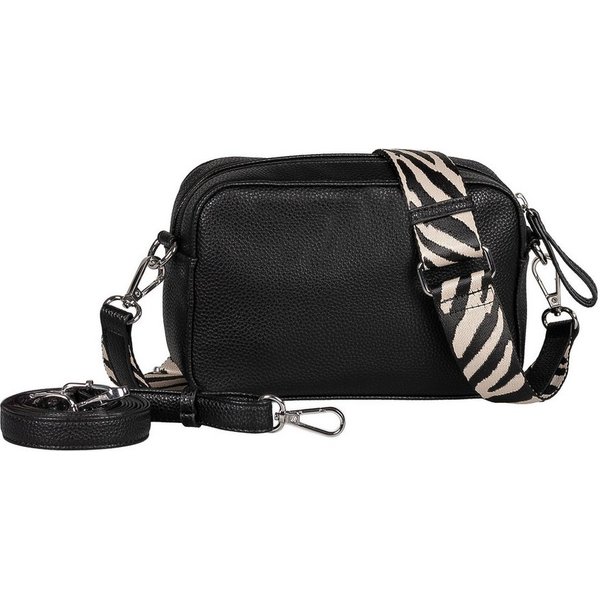 Gabor Handtasche Silena, Damen Umhängetasche, Schultertasche mit stylischem Gurtband