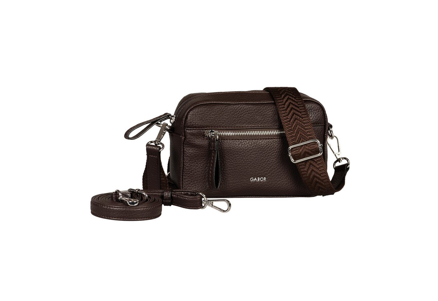 Gabor Handtasche Silena, Damen Umhängetasche, Schultertasche mit stylischem Gurtband – Bild 3 von 5
