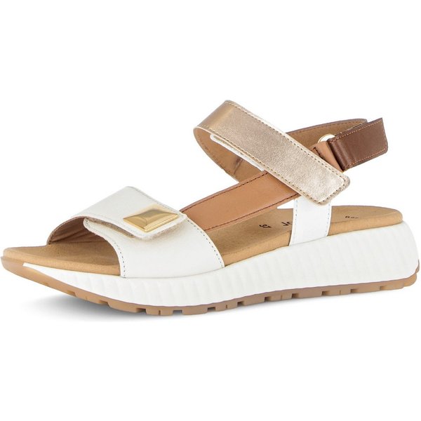 Gabor Keilsandalette Riemchensandale, Sommerschuh mit edlem Schmuckelement
