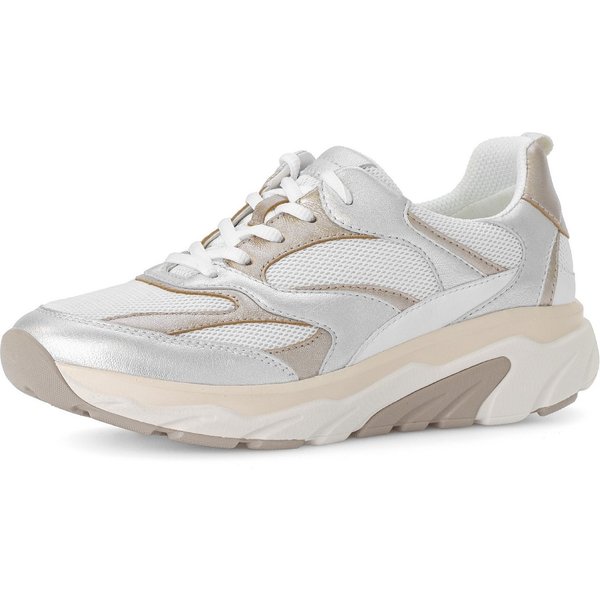 Gabor Keilsneaker, Freizeitschuh, Halbschuh, Schnürschuh mit rollingsoft-Laufsohle