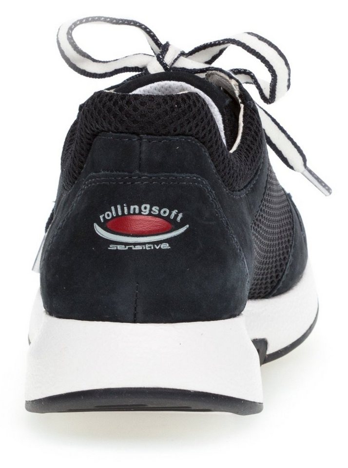Gabor Keilsneaker, Freizeitschuh, Halbschuh, Schnürschuh mit Logo an der Ferse – Bild 3 von 5