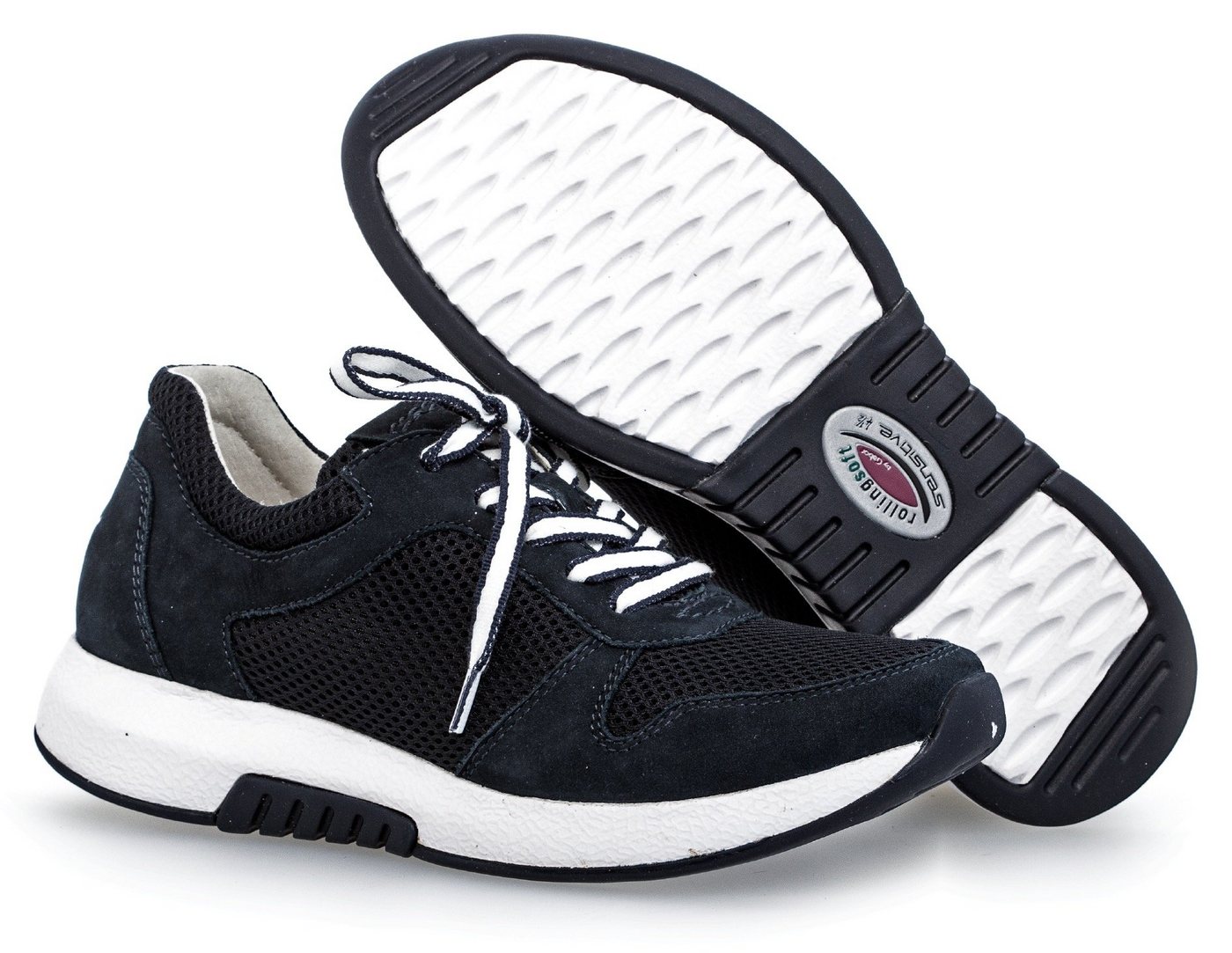 Gabor Keilsneaker, Freizeitschuh, Halbschuh, Schnürschuh mit Logo an der Ferse – Bild 4 von 5
