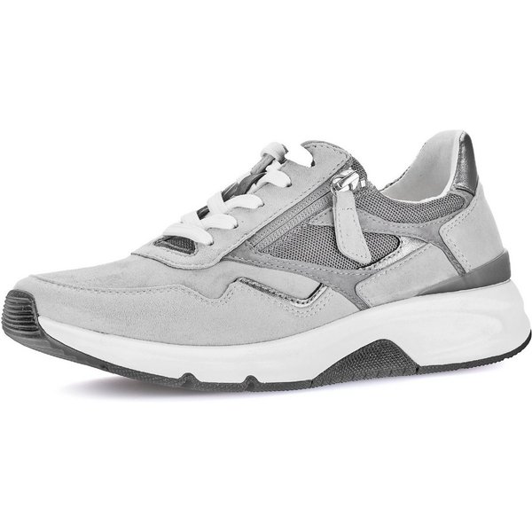 Gabor Keilsneaker, Freizeitschuh, Halbschuh, Schnürschuh, Außenreißverschluss, G-Weite
