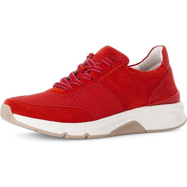 Gabor Keilsneaker, Freizeitschuh, Halbschuh, Schnürschuh, Logoschriftzug an der Ferse