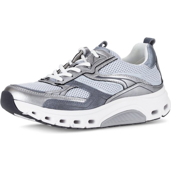 Gabor Keilsneaker, Freizeitschuh, Halbschuh, Schnürschuh mit weichem Schaftrand