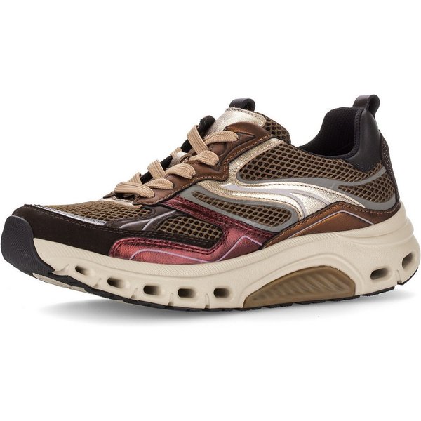 Gabor Keilsneaker Schnürer, Halbschuh, Freizeitschuh mit modischen Besätzen