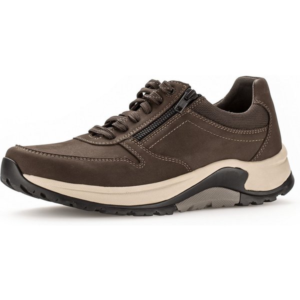Gabor Keilsneaker Schnürschuh, Halbschuh mit Logo-Emblem an der Ferse, Weite G