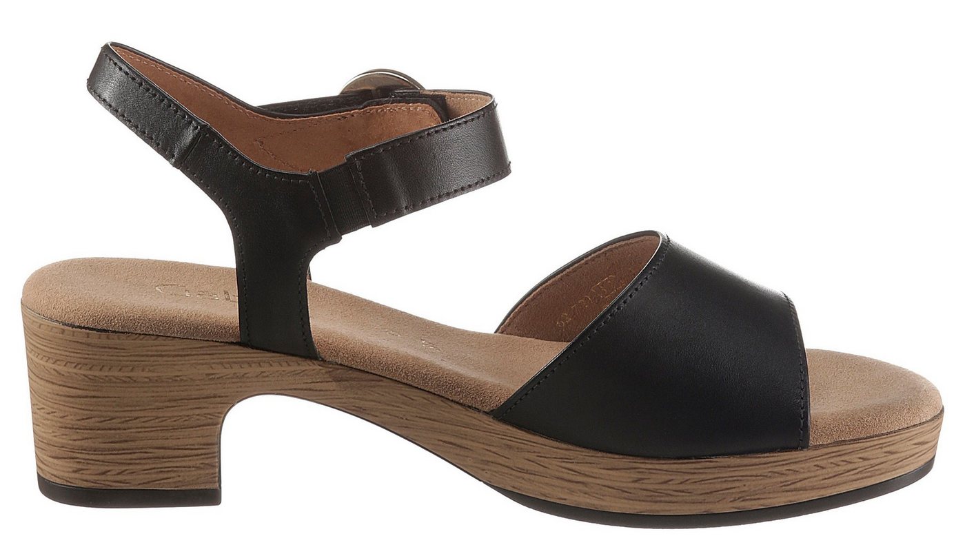 Gabor KRETA Sandalette, Blockabsatz, Sommerschuh, Sandale mit Zierschnalle, Weite G (weit) – Bild 3 von 5