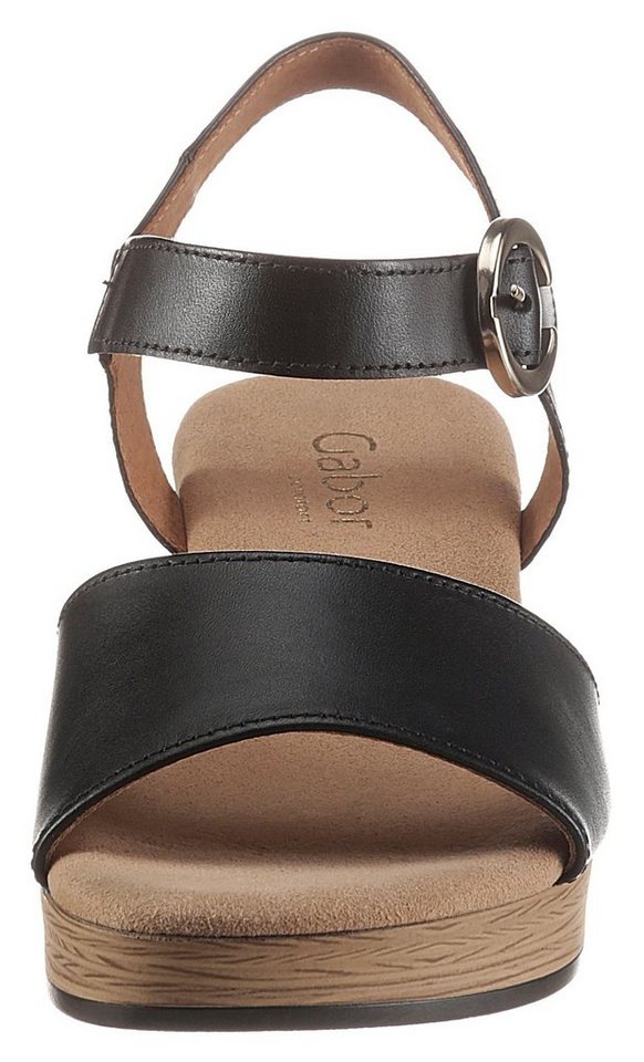 Gabor KRETA Sandalette, Blockabsatz, Sommerschuh, Sandale mit Zierschnalle, Weite G (weit) – Bild 5 von 5
