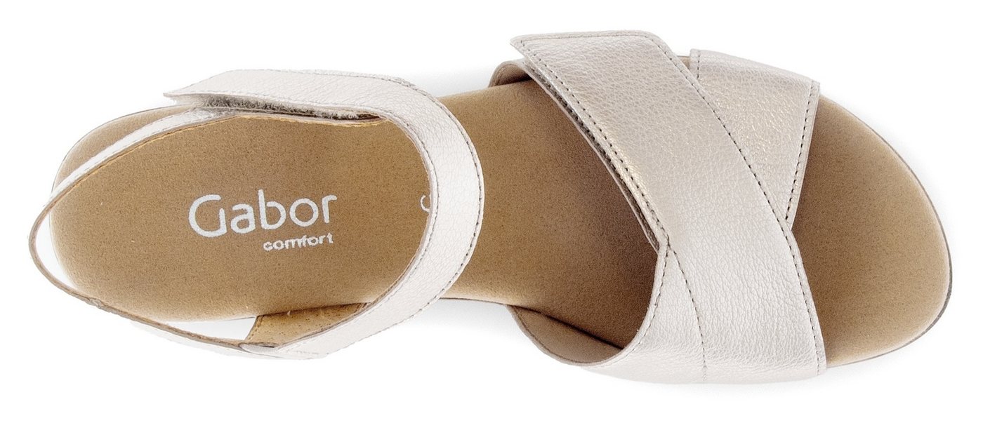 Gabor KRETA Sandalette, Blockabsatz, Sommerschuh, Sandale in Bequemweite G (weit) – Bild 4 von 5