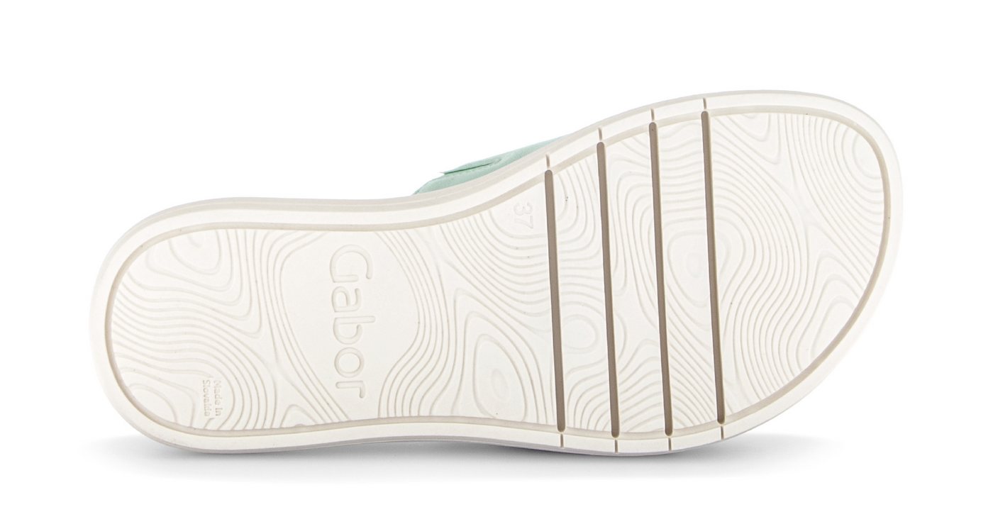 Gabor Pantolette Plateau, Schlupfschuh, Sommerschuh mit großer Zierschnalle – Bild 3 von 5