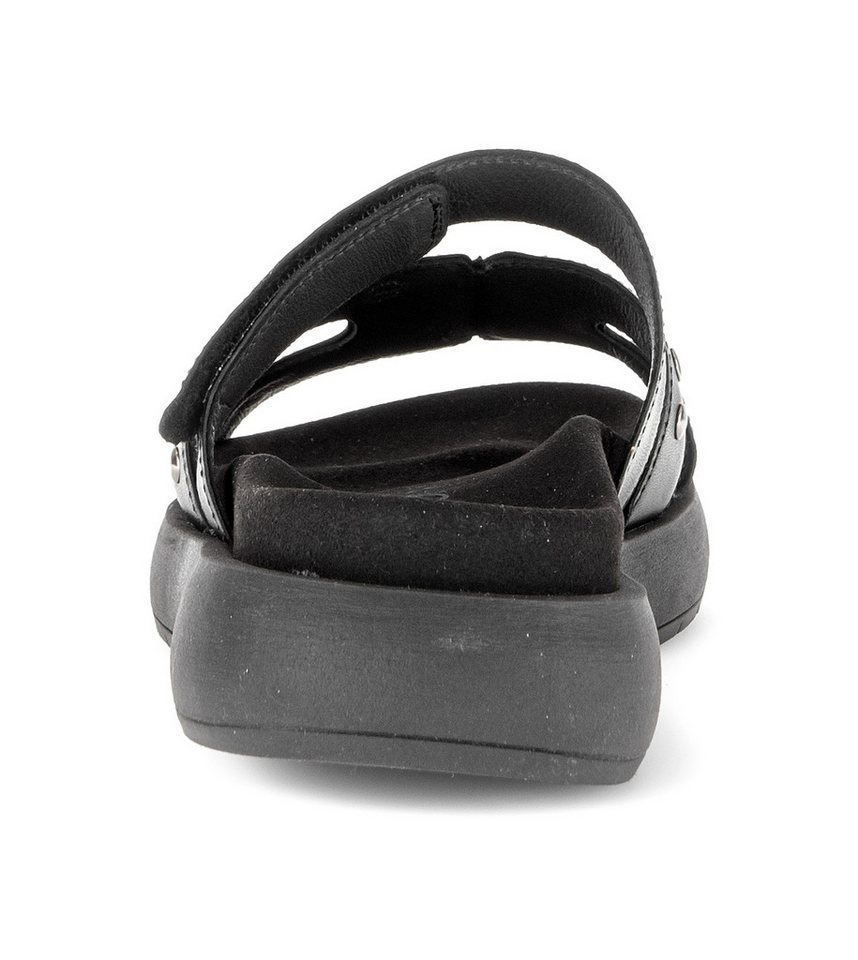 Gabor Pantolette Plateau, Sommerschuh, Schlupfschuh mit glänzenden Nieten besetzt – Bild 5 von 5
