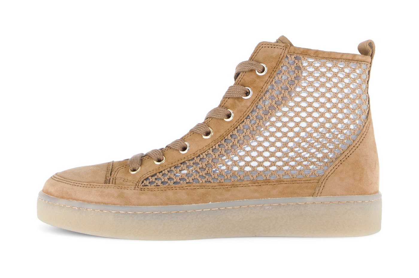 Gabor Plateausneaker, Schnürschuh, Freizeitschuh, High-Top-Sneaker mit modischer Stickerei – Bild 2 von 5