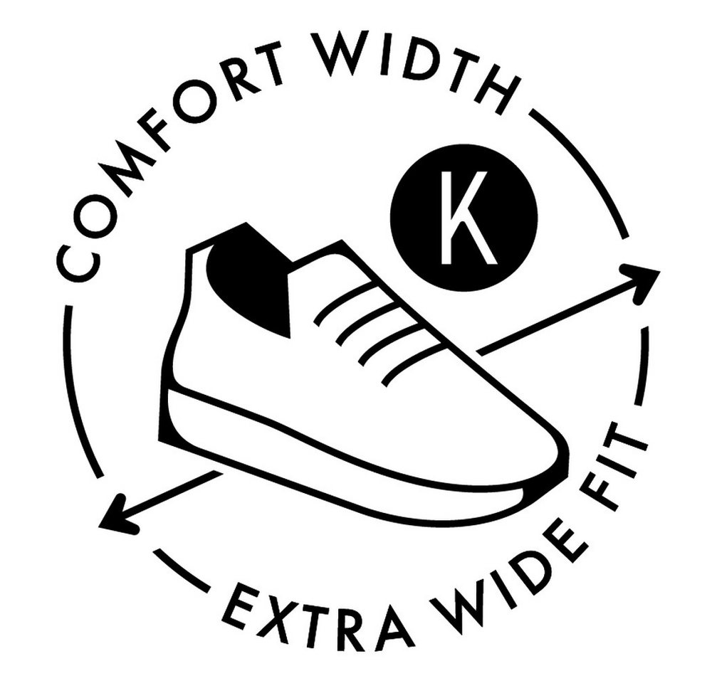 Gabor Plateausneaker Freizeitschuh, Halbschuh, Schnürschuh in Komfortweite K (extraweit) – Bild 2 von 5