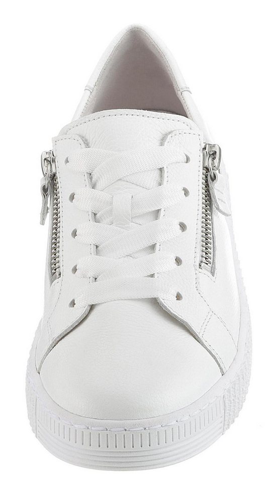 Gabor Plateausneaker, Freizeitschuh, Halbschuh, Schnürschuh mit zwei Reißverschlüssen – Bild 4 von 5