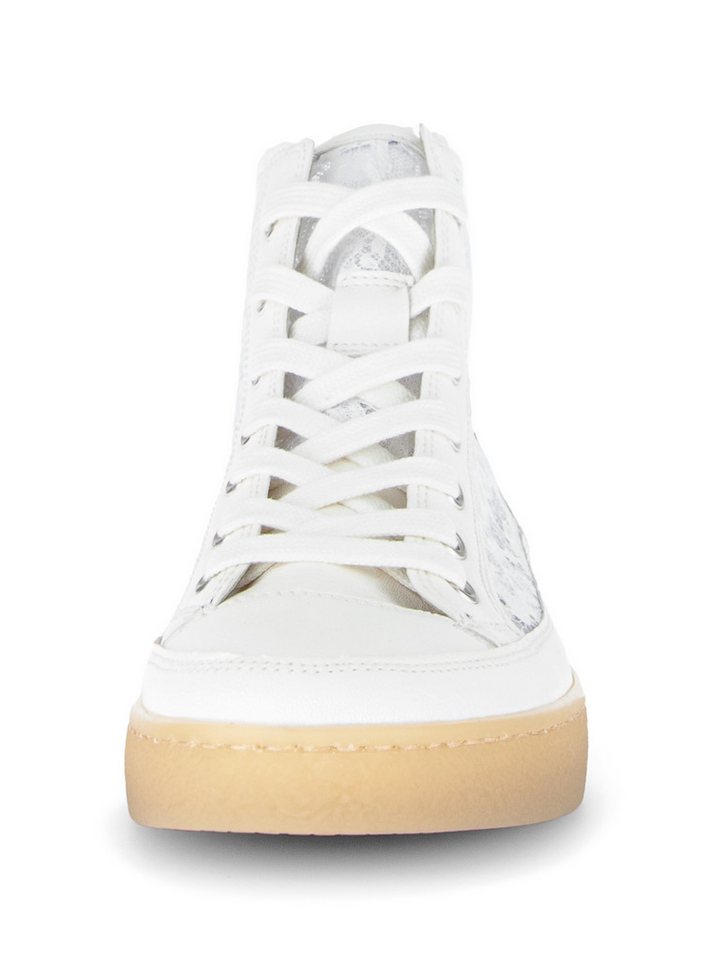 Gabor Plateausneaker, Schnürschuh, Freizeitschuh, High-Top-Sneaker mit modischer Stickerei – Bild 4 von 5