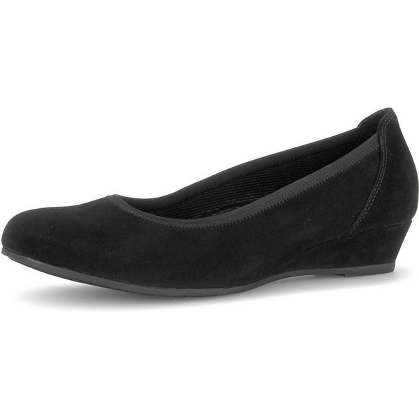 Gabor Pumps Keilabsatz, Businesschuh, komfortabler Elastikeinfass, Weite G (weit)