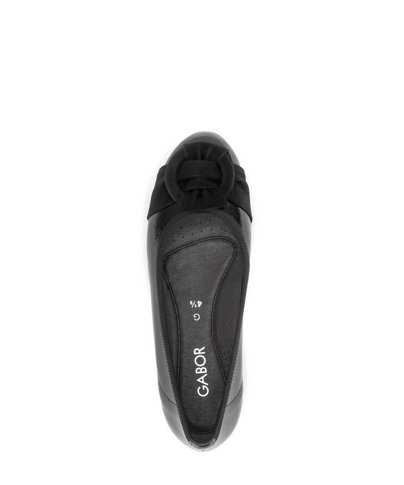 Gabor Pumps Keilabsatz, Businessschuh, Schlüpfschuh, schöne Zierschnalle, Weite G – Bild 5 von 5